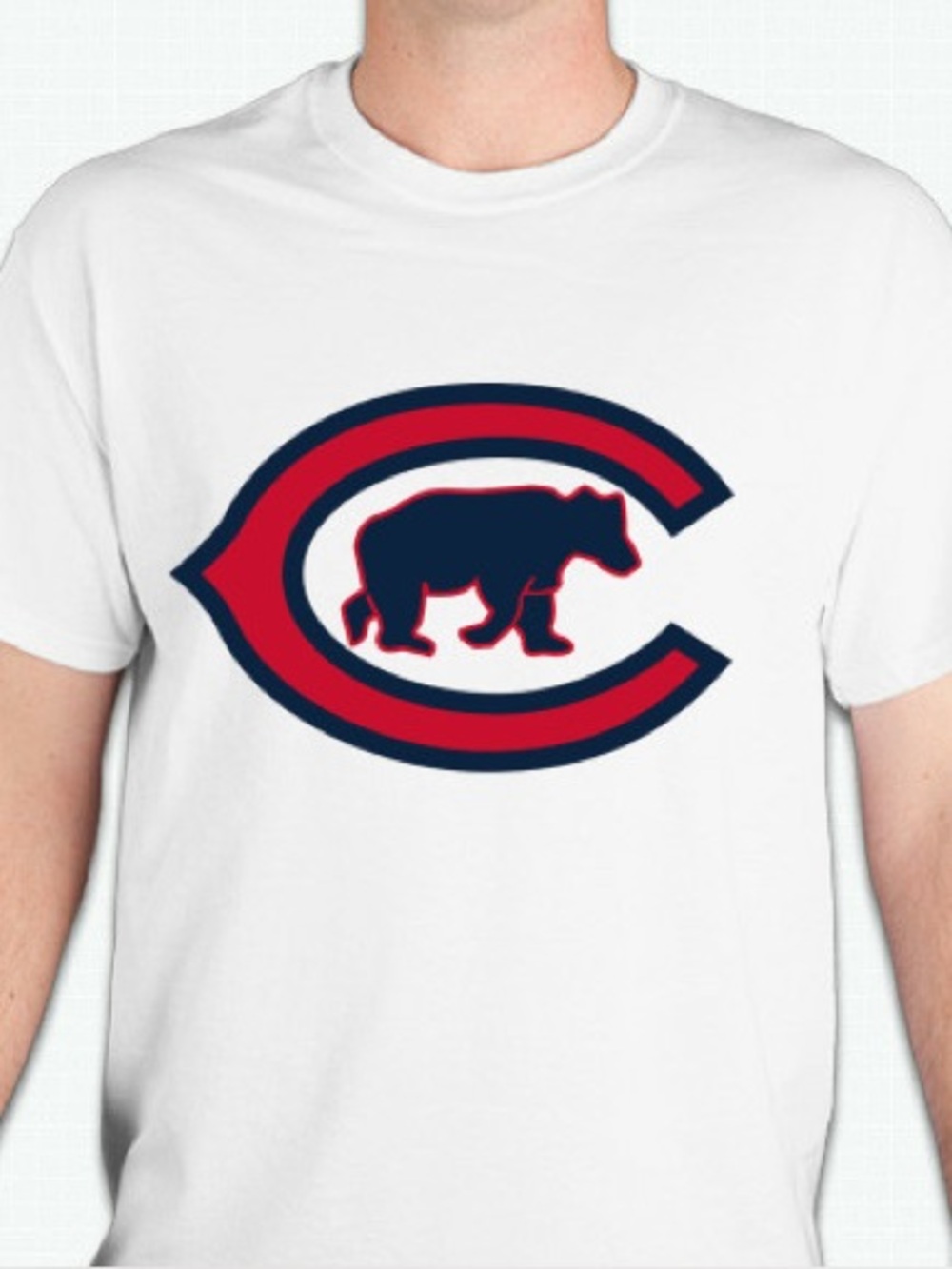 Chicago Cubs retro logo tshirt shirt Unisex 100 percent cotton brand ne